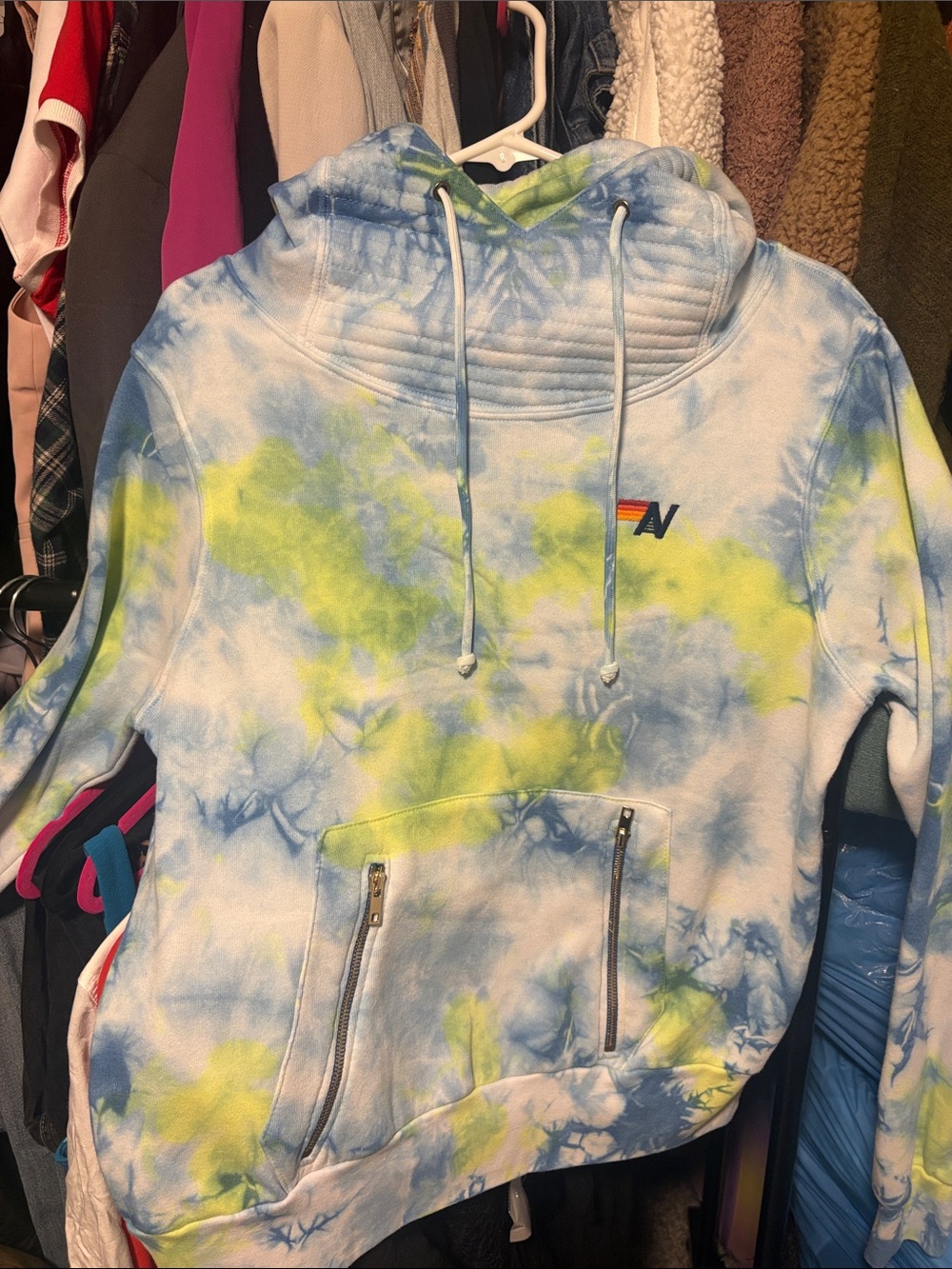 Aviator Nation- Blue & Yellow tie dye